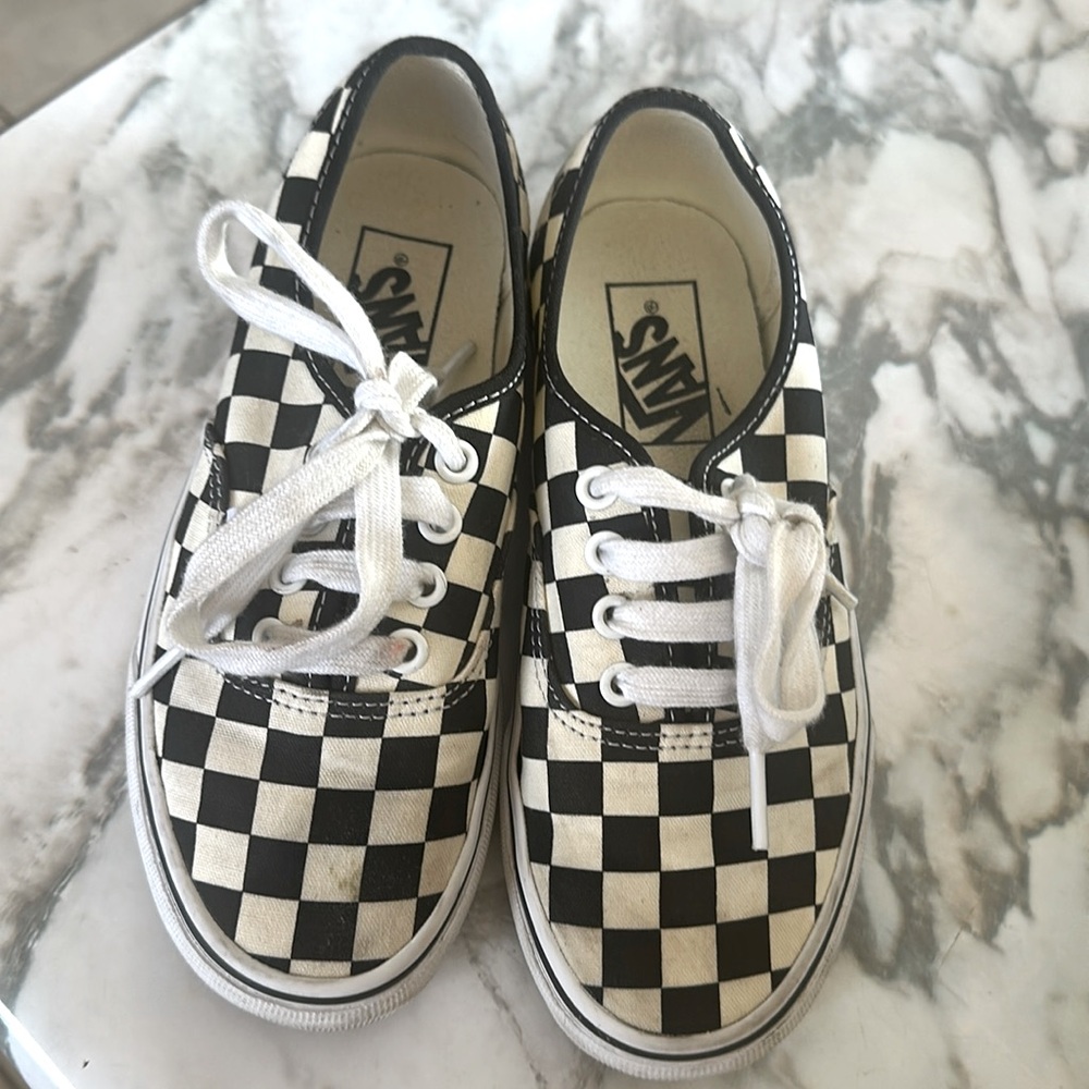 Checkered Vans